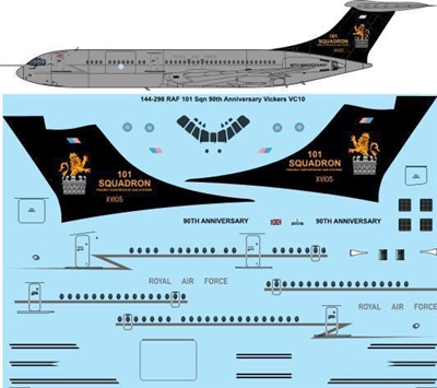 1:144 Royal Air Force '90th Anniversary' Vickers VC-10