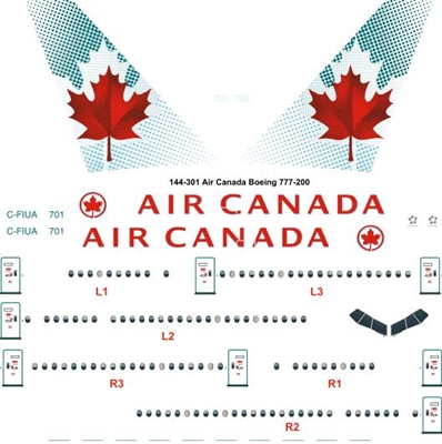 1:144 Air Canada (2006 cs) Boeing 777-200