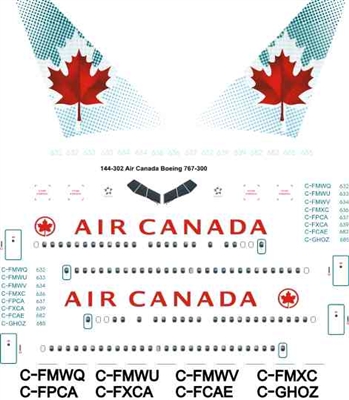 1:144 Air Canada (2006 cs) Boeing 767-300