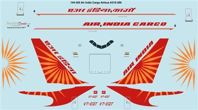 1:144 Air India Cargo (2007 cs) Airbus A.310-300F
