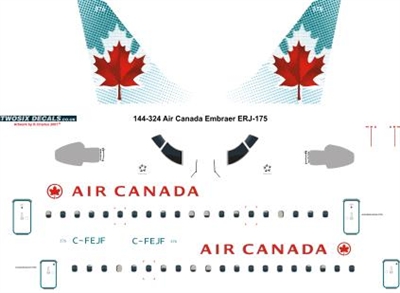 1:144 Air Canada Embraer 175