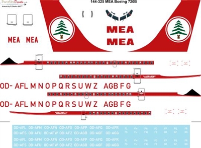 1:144 Middle East Airlines Boeing 720B