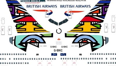 1:144 British Airways 'Emmly Masanabo' Boeing 757-200