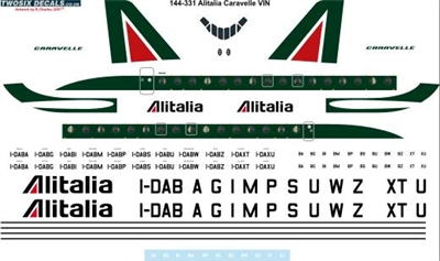 1:144 Alitalia Se.210 Caravelle VIN