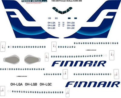 1:144 Finnair Airbus A.340-300