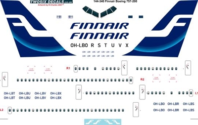 1:144 Finnair Boeing 757-200
