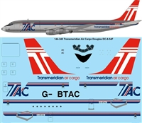 1:144 Transmeridian Air Cargo Douglas DC-8-54F