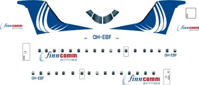 1:144 FinnComm Embraer 145
