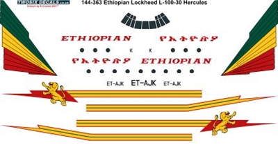 1:144 Ethiopian Airlines L.100-30 Hercules