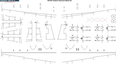 1:144 Vickers Viscount Details