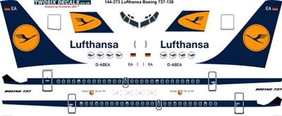 1:144 Lufthansa Boeing 737-130