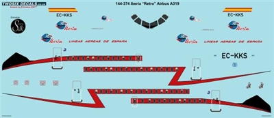 1:144 Iberia 'retro' Airbus A.320