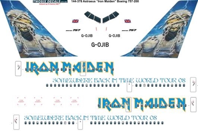 1:144 Astraeus 'Iron Maiden' Boeing 757-200