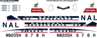1:144 National Airlines Douglas DC-7
