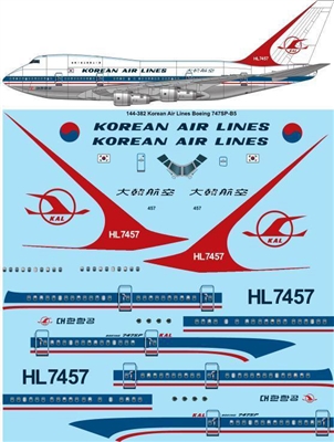 1:144 Korean Air Lines Boeing 747SP