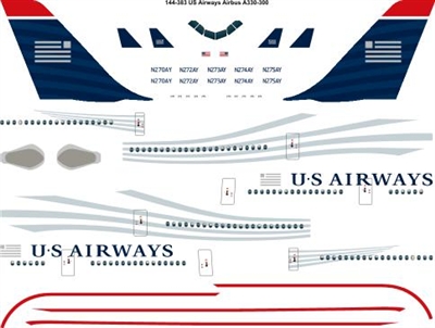 1:144 US Airways Airbus A.330-300