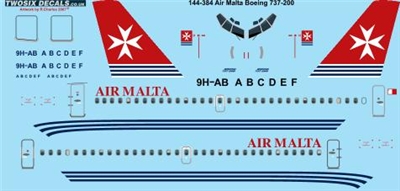 1:144 Air Malta Boeing 737-200