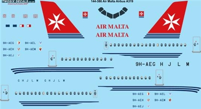 1:144 Air Malta Airbus A.319