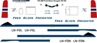1:144 Fred Olsen Douglas DC-6