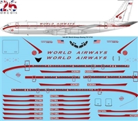 1:144 World Airways Boeing 707-320C
