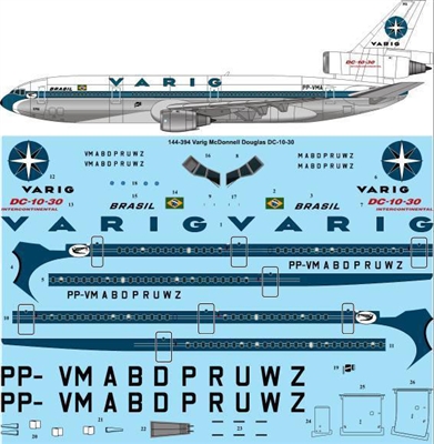 1:144 Varig McDD DC-10-30
