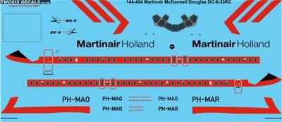 1:144 Martinair Holland Douglas DC-9-33RC