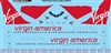 1:144 Virgin America Airbus A.320