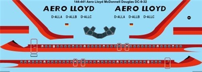 1:144 Aero Lloyd Douglas DC-9-30