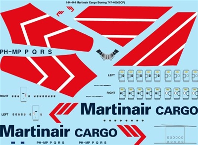 1:144 Martinair Cargo Boeing 747-400BCF
