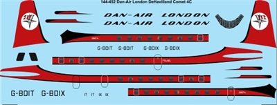 1:144 Dan Air London (final cs) Dh.106 Comet 4C