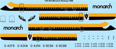 1:144 Monarch Boeing 720B