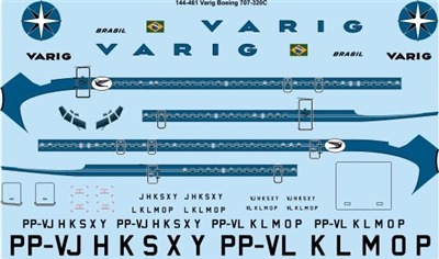 1:144 Varig Boeing 707-320C