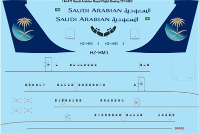 1:144 Saudi Arabian Boeing 707-320C