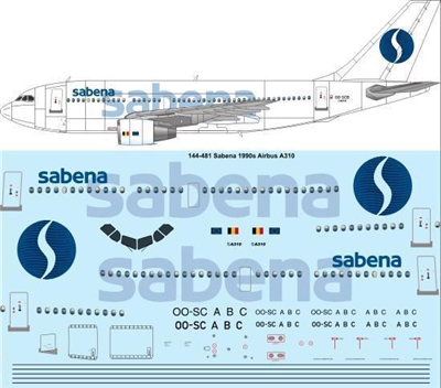 1:144 Sabena Airbus A.310-200/-300
