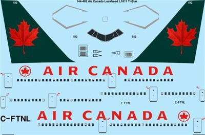 1:144 Air Canada (1992 cs) L.1011 Tristar 1