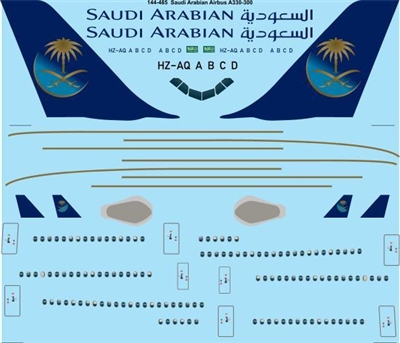 1:144 Saudi Arabian Airbus A.330-300