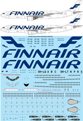 1:144 Finnair Airbus A.330-300 / A.340-300