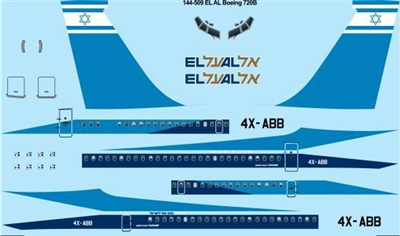 1:144 El Al Boeing 720B