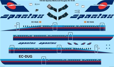 1:144 Spantax McDD DC-10-30