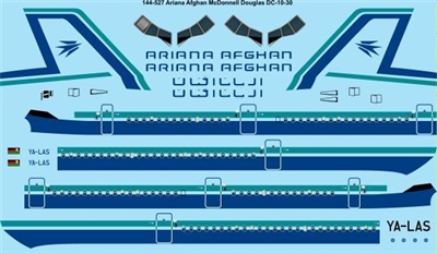 1:144 Ariana Afghan McDD DC-10-30