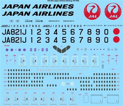 1:144 JAL (2011 cs) Boeing 787-8