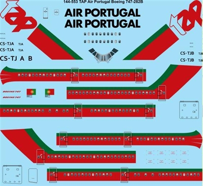 1:144 TAP Air Portugal Boeing 747-282B