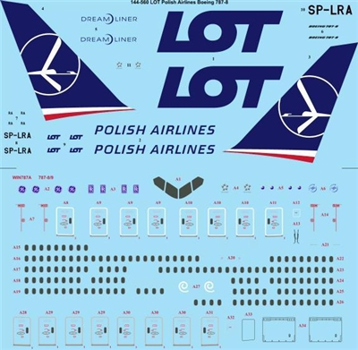 1:144 LOT Polish Boeing 787-800