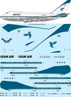 1:144 Iran Air (delivery cs) Boeing 747SP