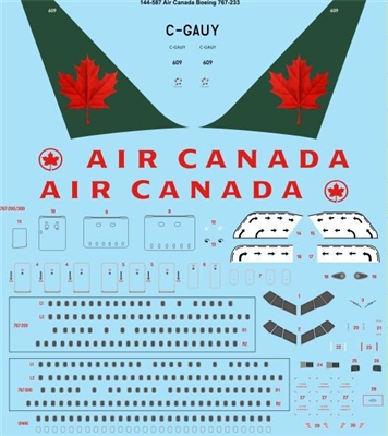 1:144 Air Canada Boeing 767-200