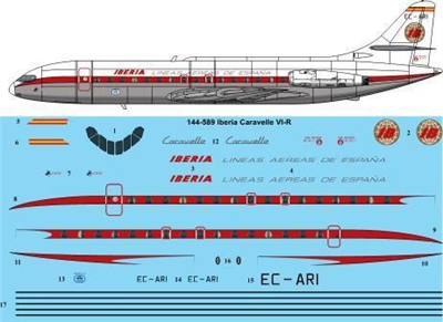 1:144 Iberia Se.210 Caravelle VI-R