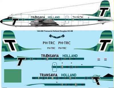 1:144 Transavia Holland Douglas DC-6B