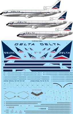 1:144 Delta Airlines L.1011 Tristar