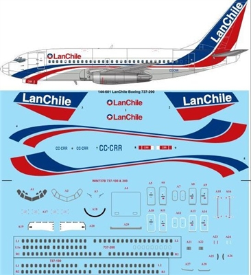 1:144 Lan Chile Boeing 737-200