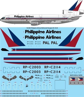 1:144 Philippine Airlines McDD DC-10-30